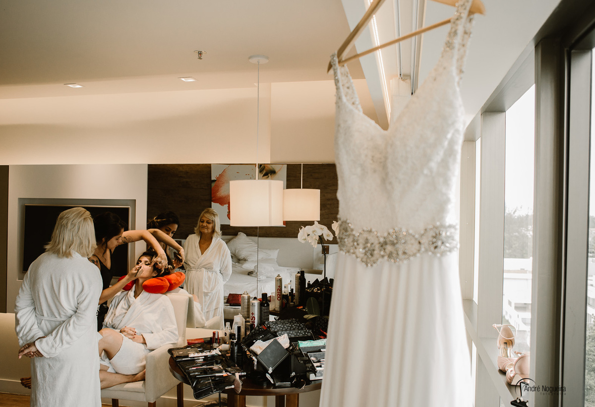 noiva maquiada hotel vogue vestido de noiva my day