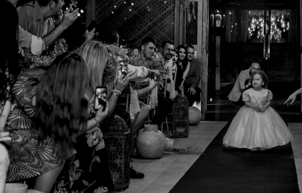 daminha rj entra chorando durante a cerimonia de casamento no sitio das palmeiras/js eventos