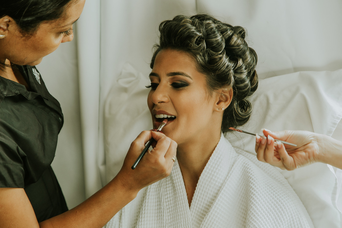 making of noiva hotel atlantico sul penteado de noiva morena andrade atelier