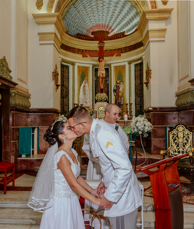 primeiro beijo de casados