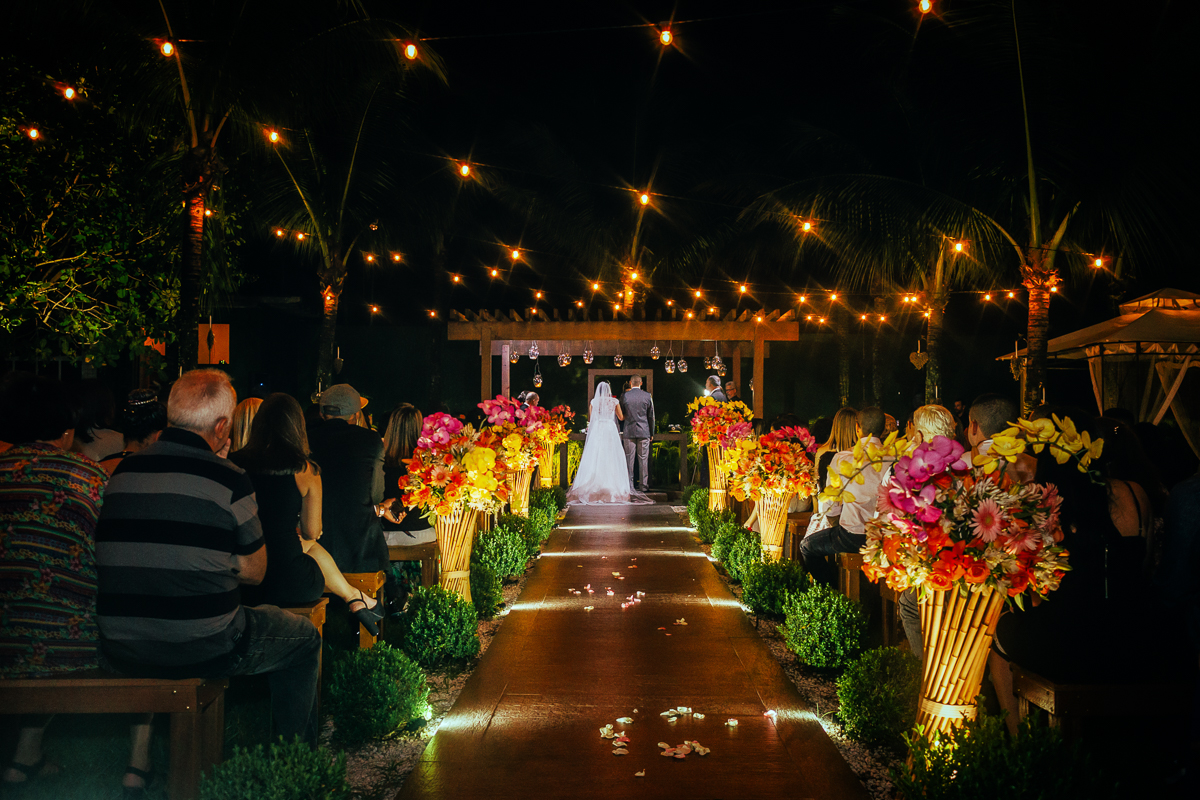 lindo lugar da cerimônia do sítio dos martins