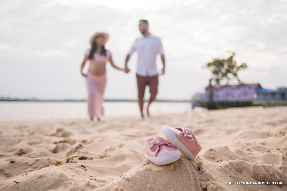 ensaio gestante na praia da aldeia cametá pa
