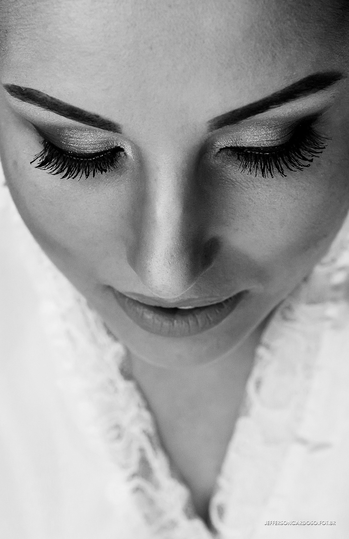 make em PB retrato da noiva