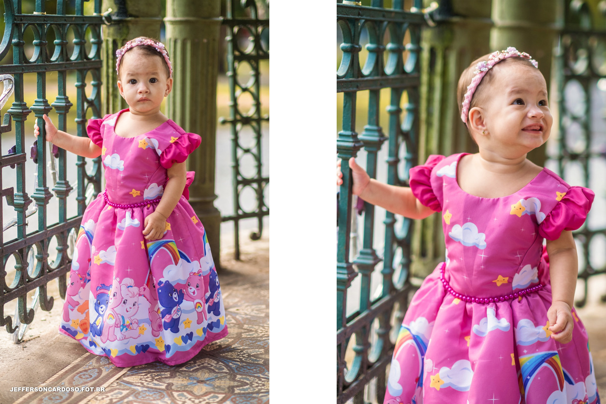 ensaio infantil na praça batista campos em belém, alice 1 ano 