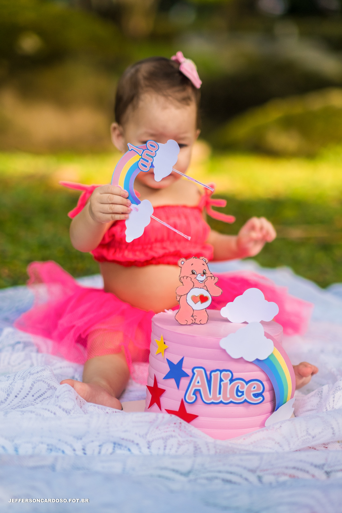 ensaio infantil na praça batista campos em belém, alice 1 ano 