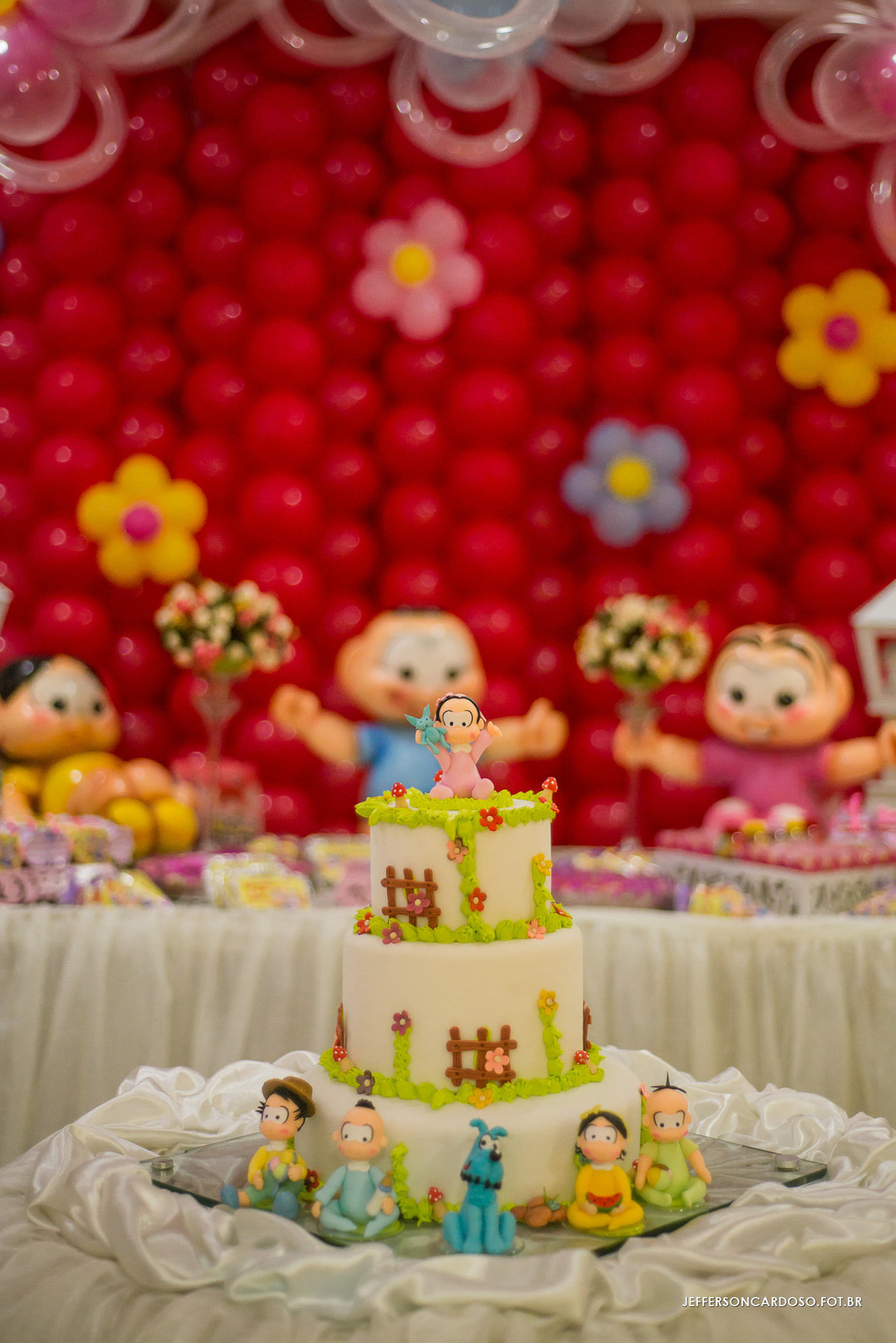 bolo da turma da mônica lorena 1 ano