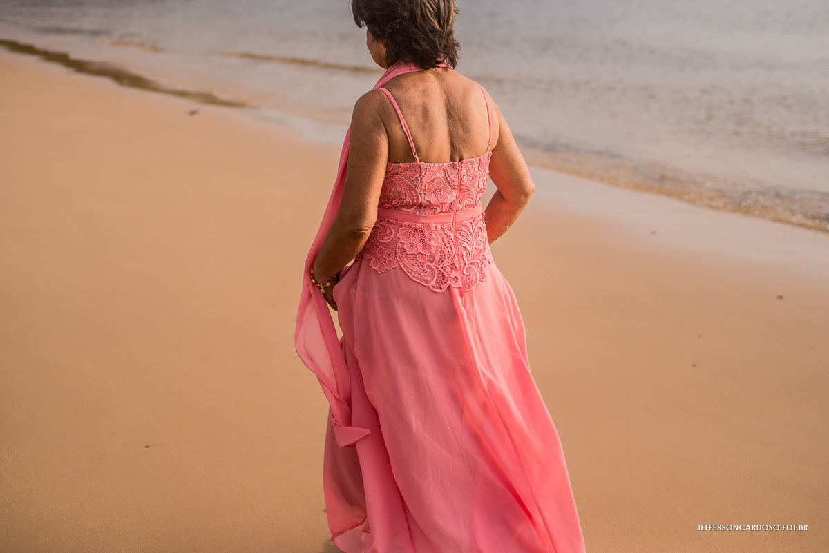 ensaio na praia dona Lucimar 70 anos