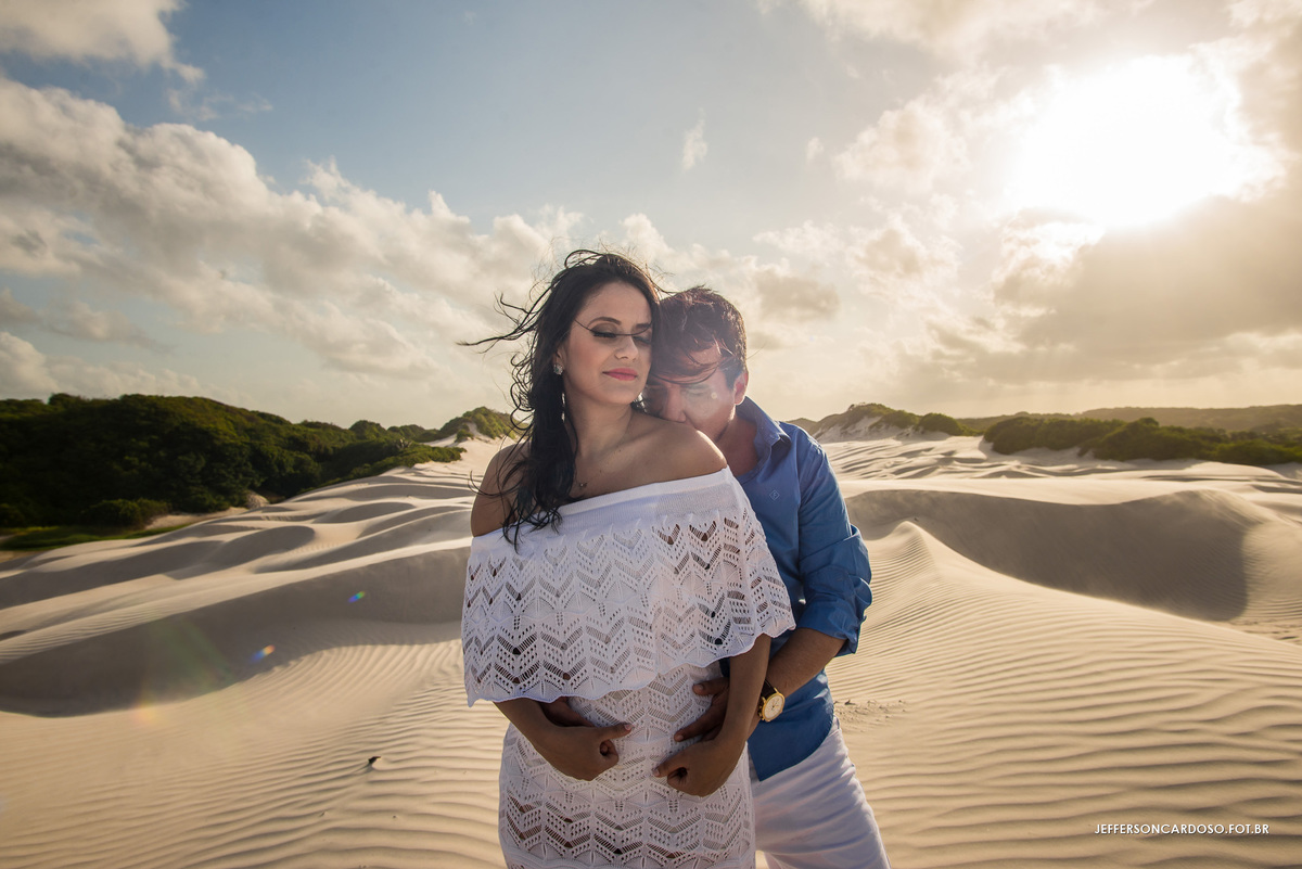 luz e amor no casal em salinas