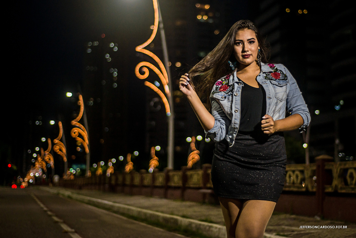 ensaio urbano da Livia na Doca canal