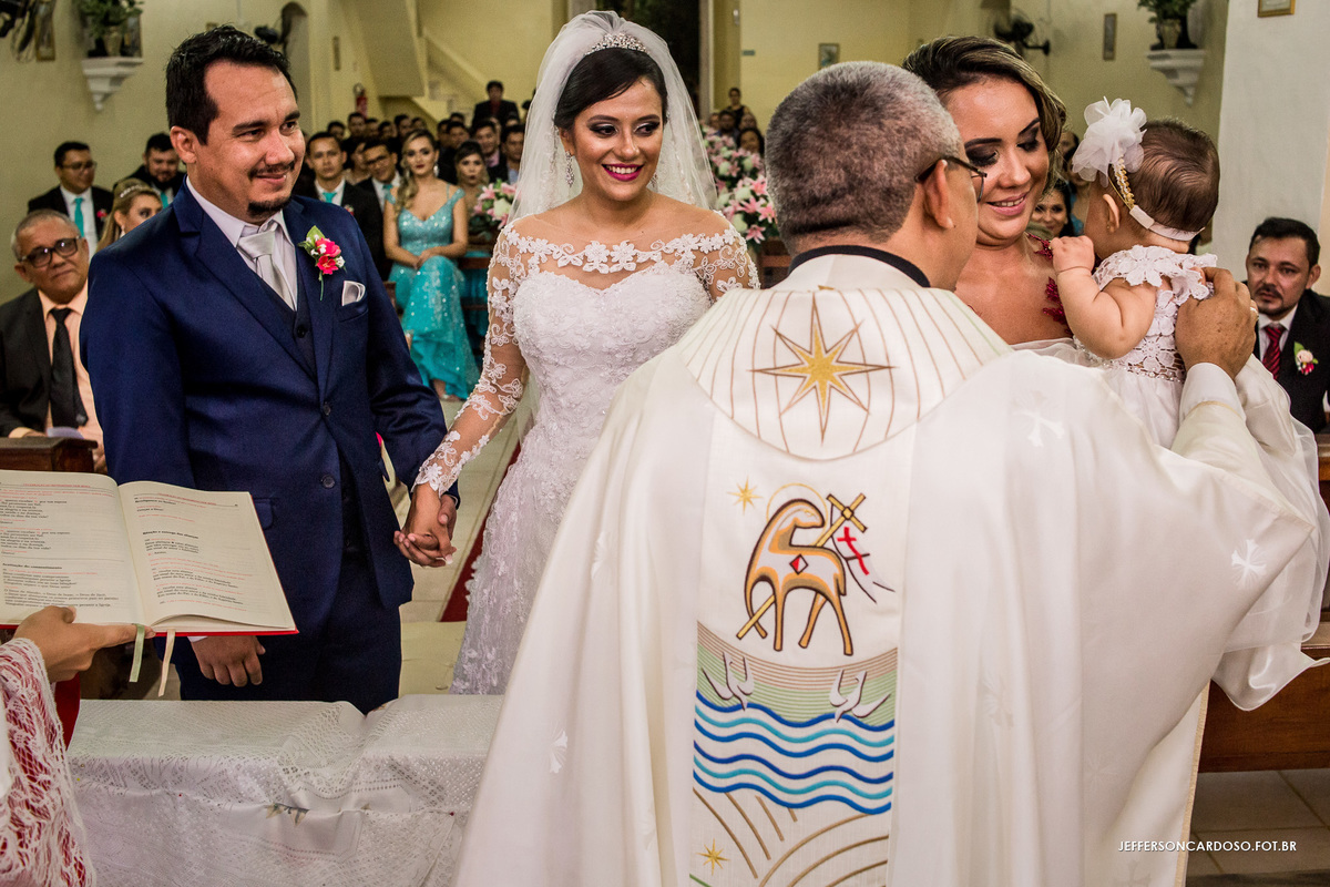 Benção da aliança do noivos em Cametá pa