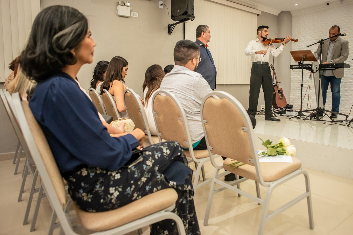 Missa e Solenidade de Formatura Unama BR curso Psicologia do aluno Neto da cidade de Castanhal com a família e amigos, violista musico do Pará com fotografia de Jefferson Cardoso na igreja igreja evangélica aeronáutica 
