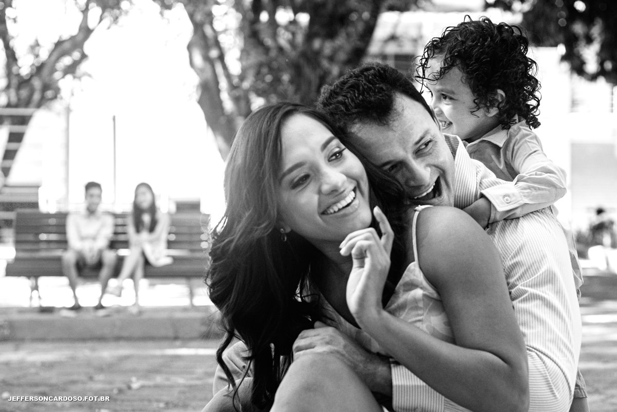 Ensaio na praça do titio em Cametá com família dos amigos Ellen e Elizeu