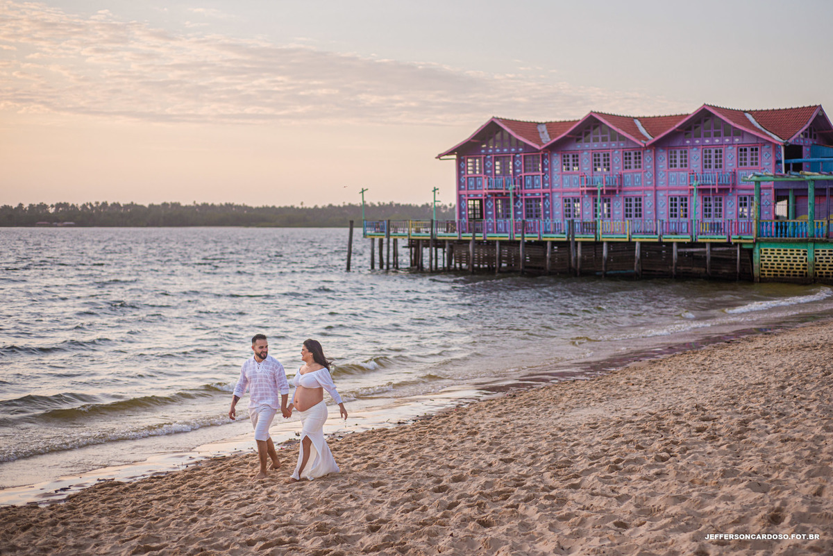bar e restaurante arco-íris praia da aldeia ponto turístico de Cametá