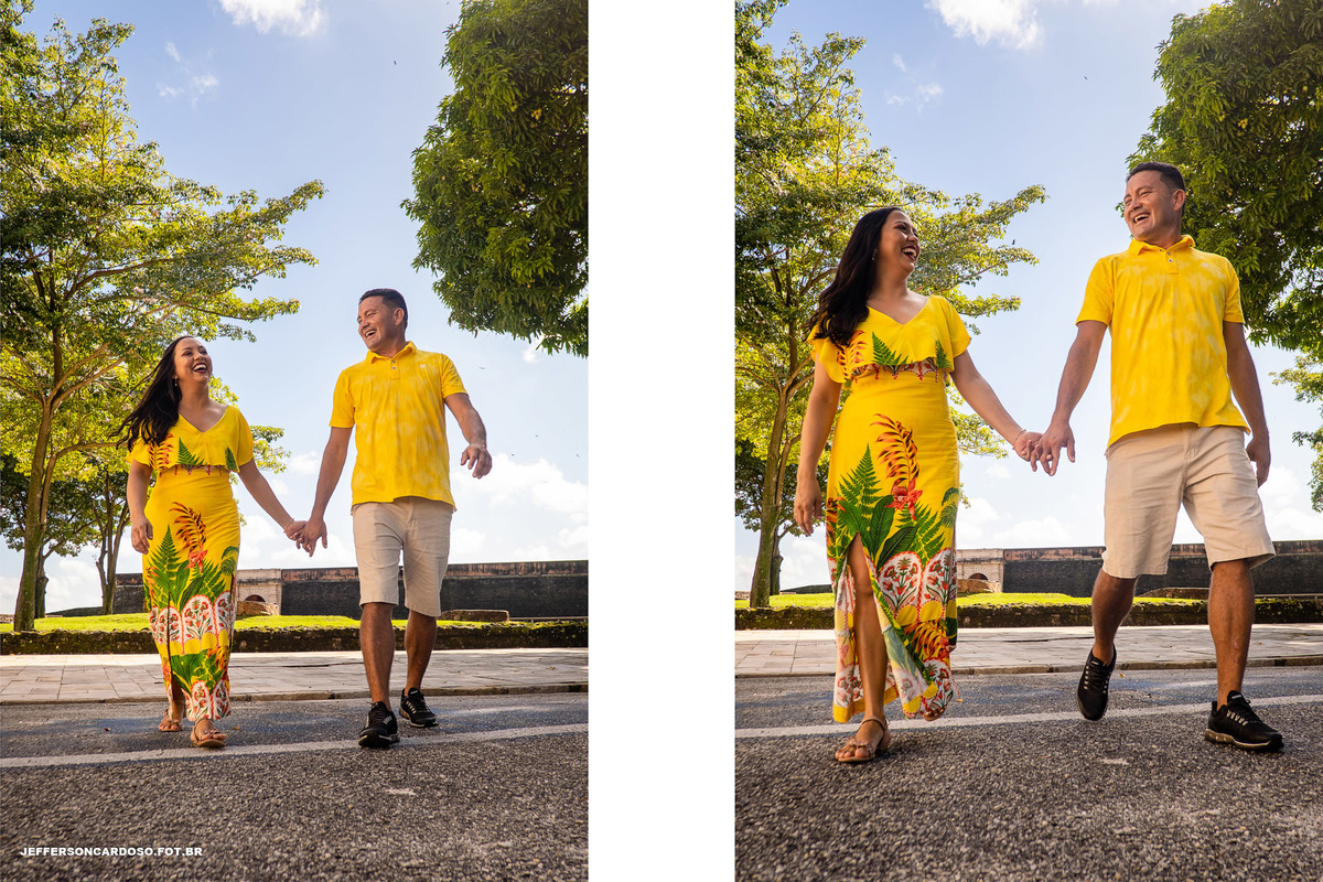 ensaio de casamento com os noivos no forte do presépio na casa das 11 janelas em belém pa com os noivos Nira e Sérgio com foto de wedding casal de Rio Japiim Grande – Limoeiro do Ajuru Pa dos professores