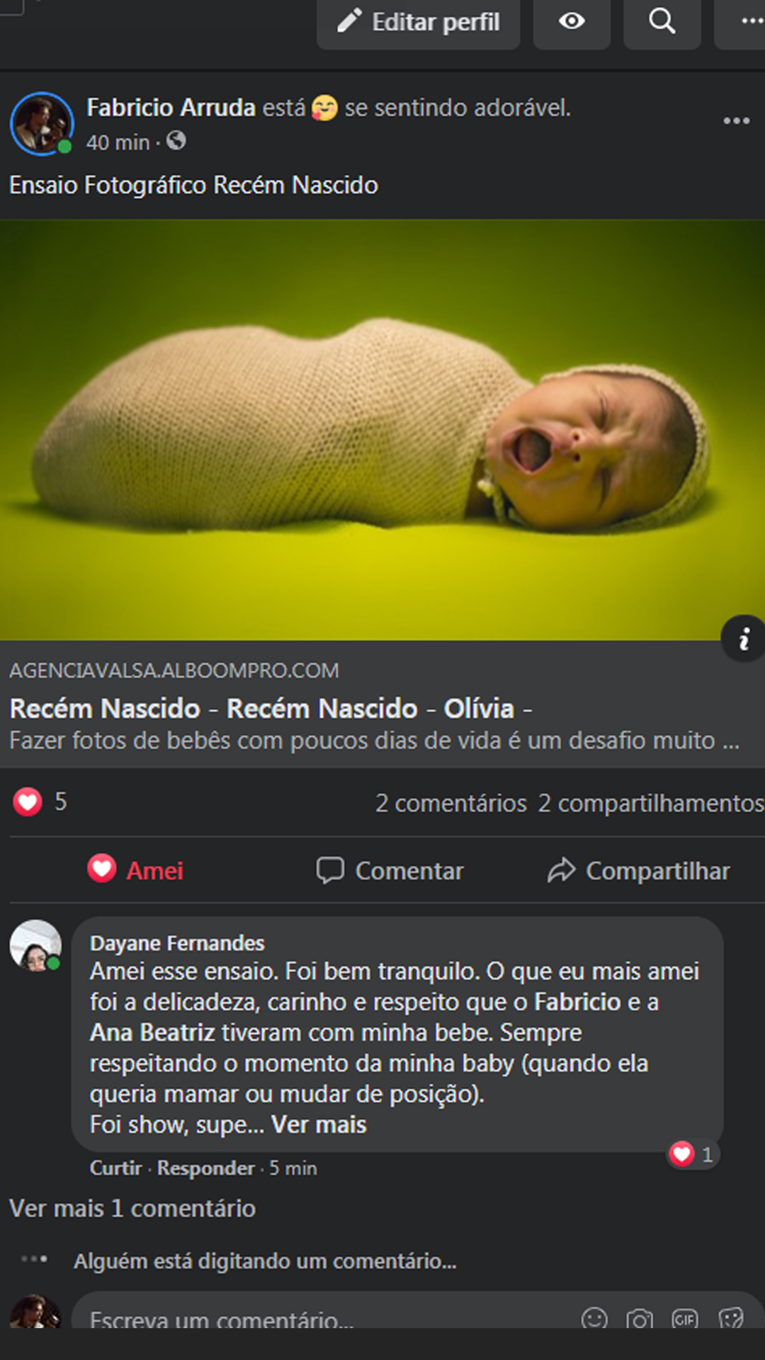 Imagem capa - Reconhecimento não é a toa por Fabrício Arruda