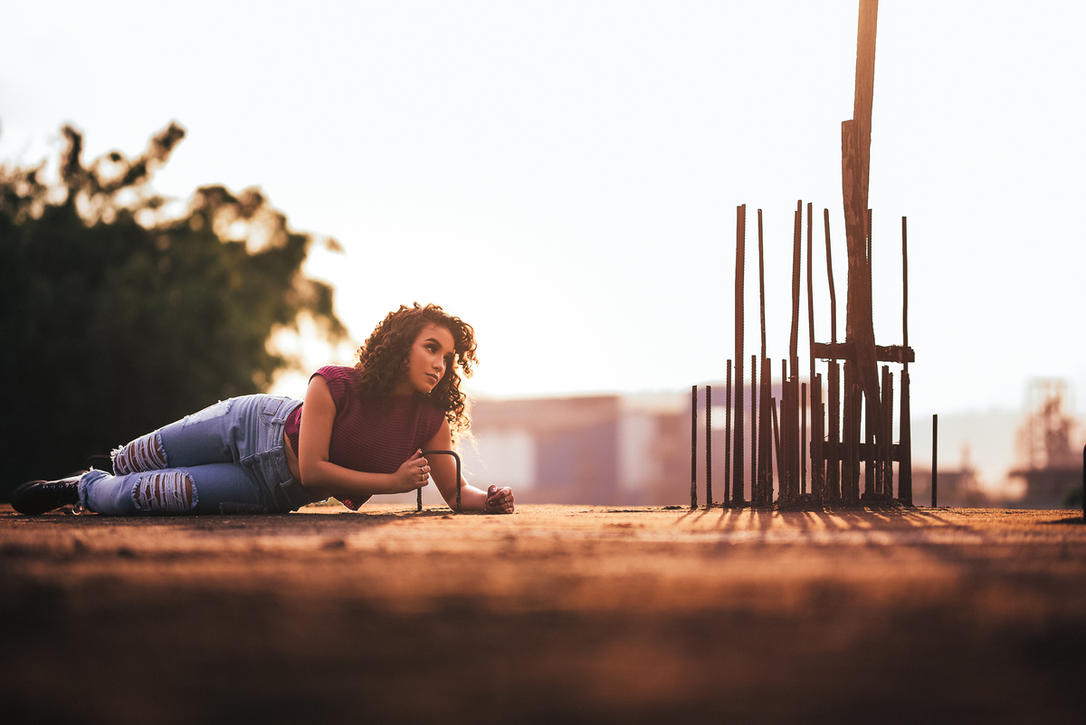 debutante encima do terraço