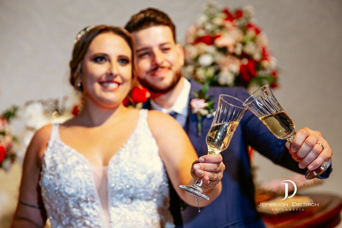 brinde dos noivos