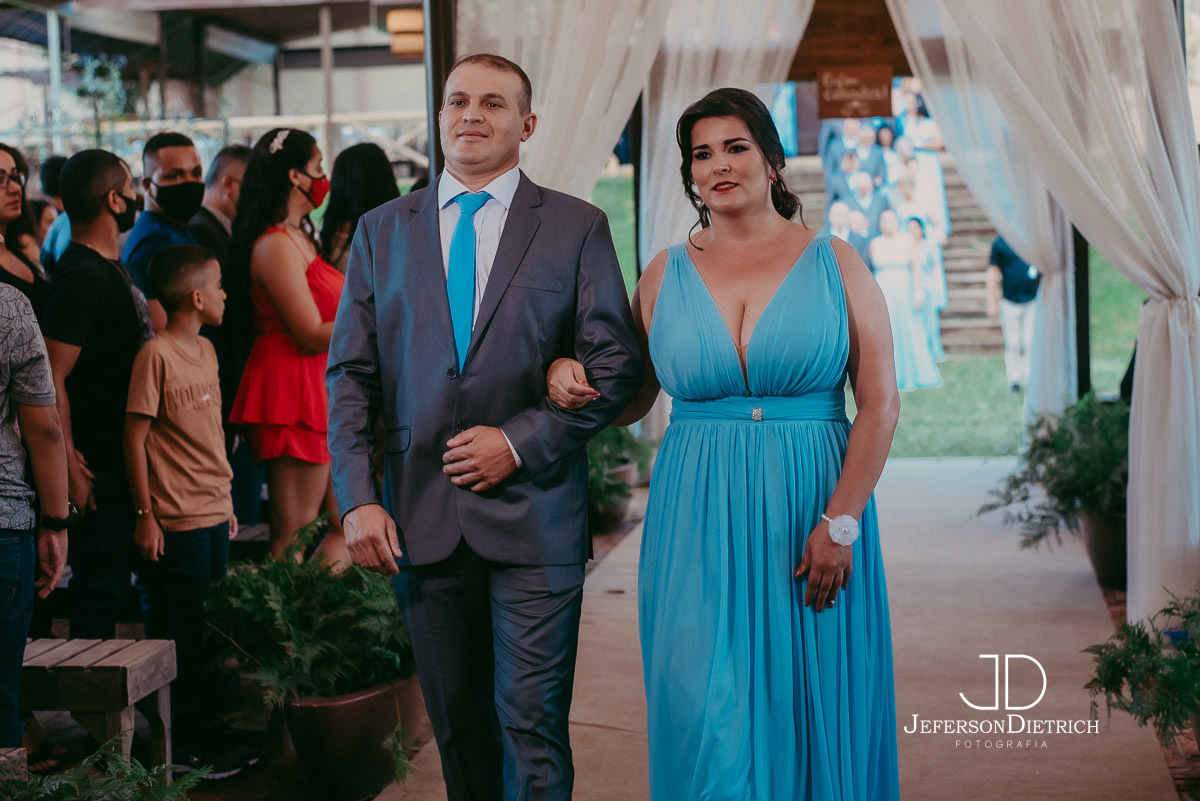 Entrada dos padrinhos