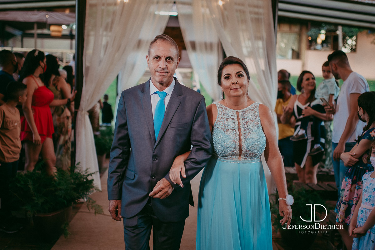 Entrada dos padrinhos