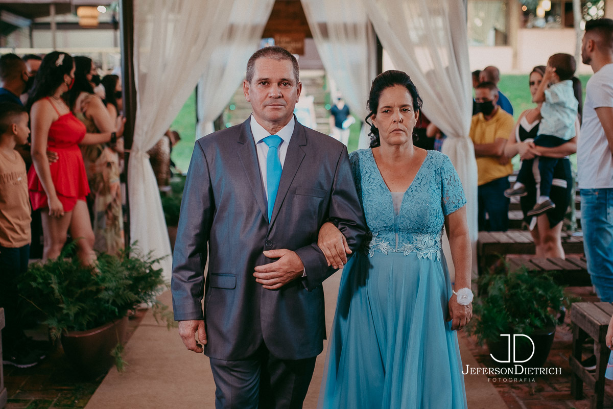 Entrada dos padrinhos