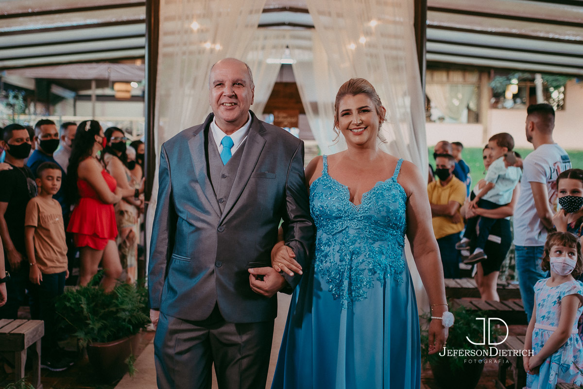 Entrada dos padrinhos