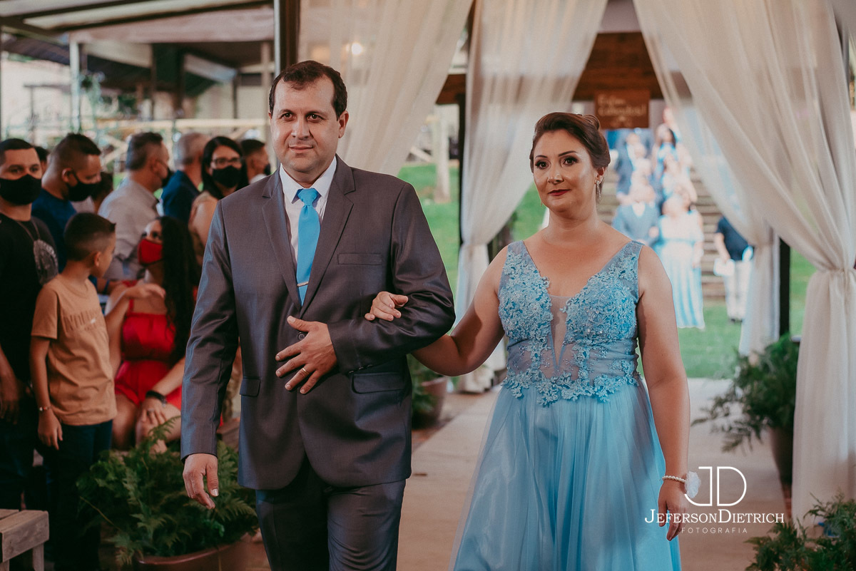 Entrada dos padrinhos