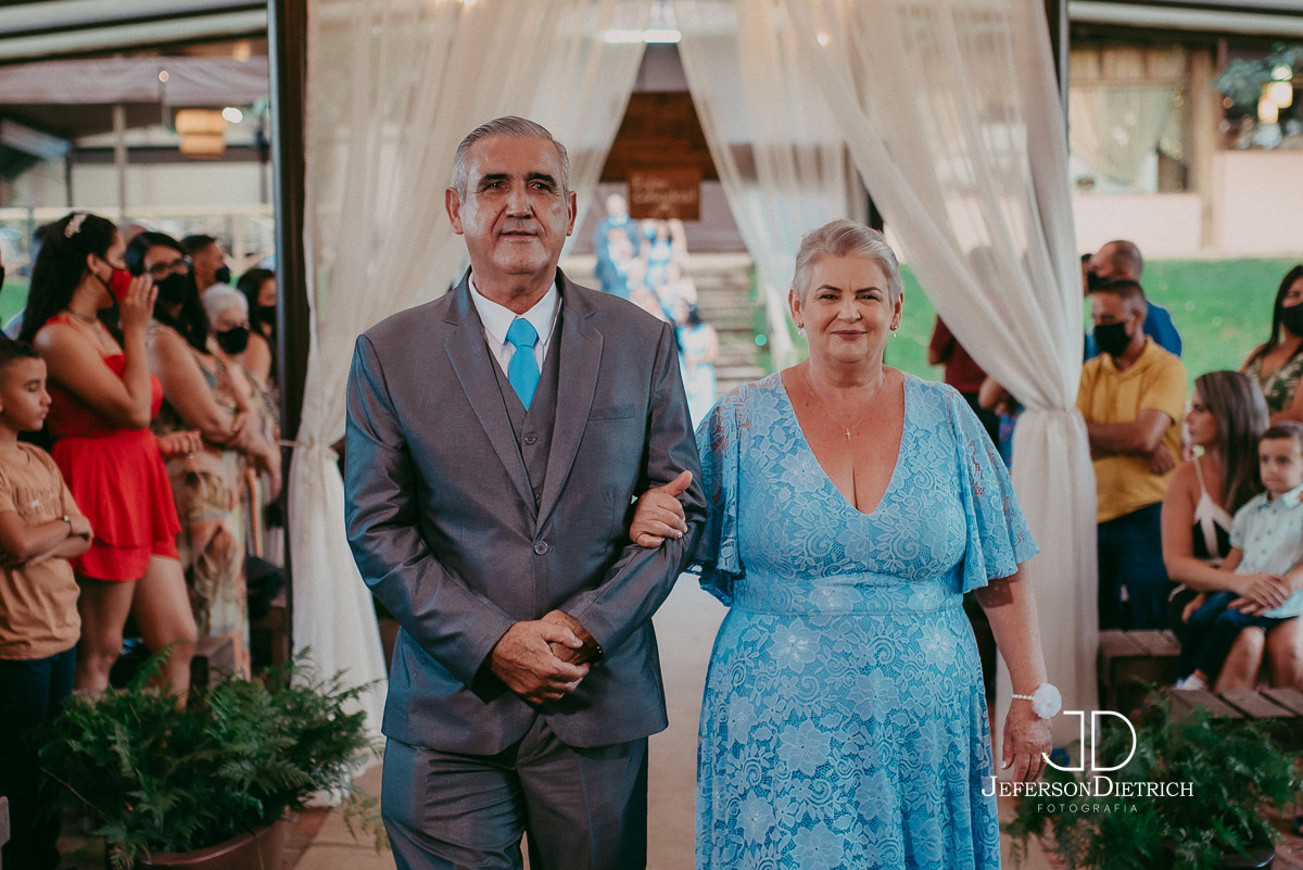 Entrada dos padrinhos