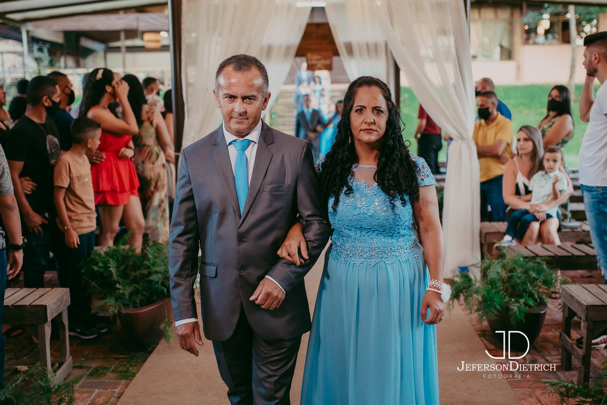 Entrada dos padrinhos