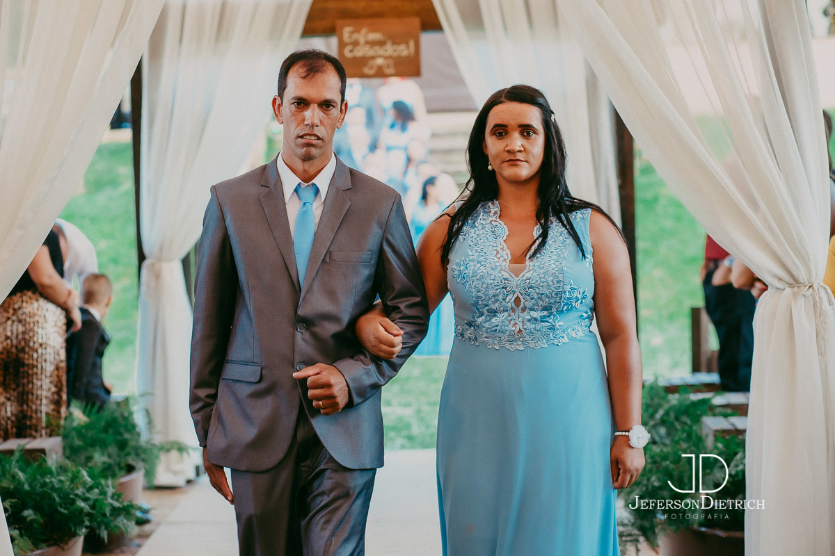 Entrada dos padrinhos