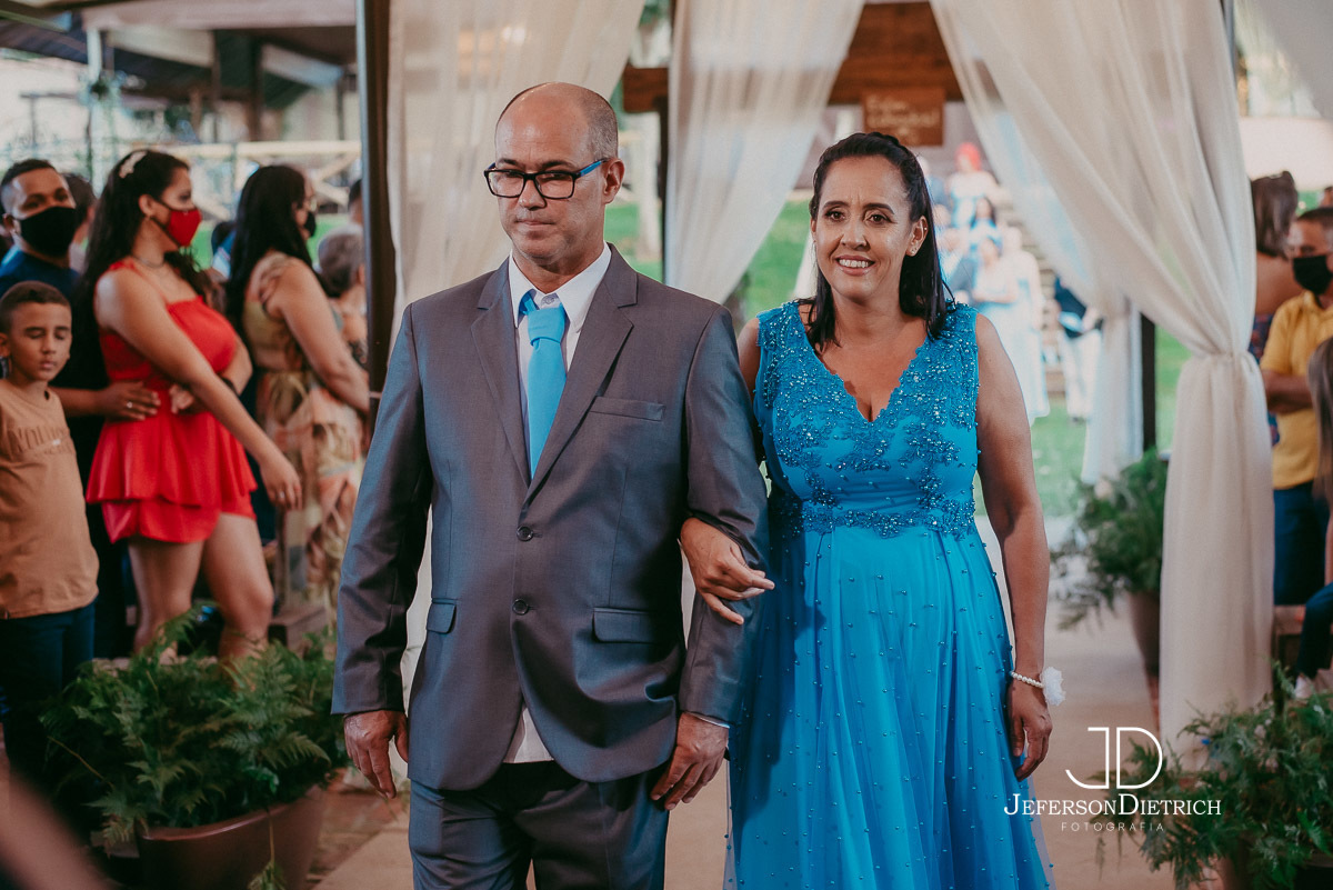 Entrada dos padrinhos