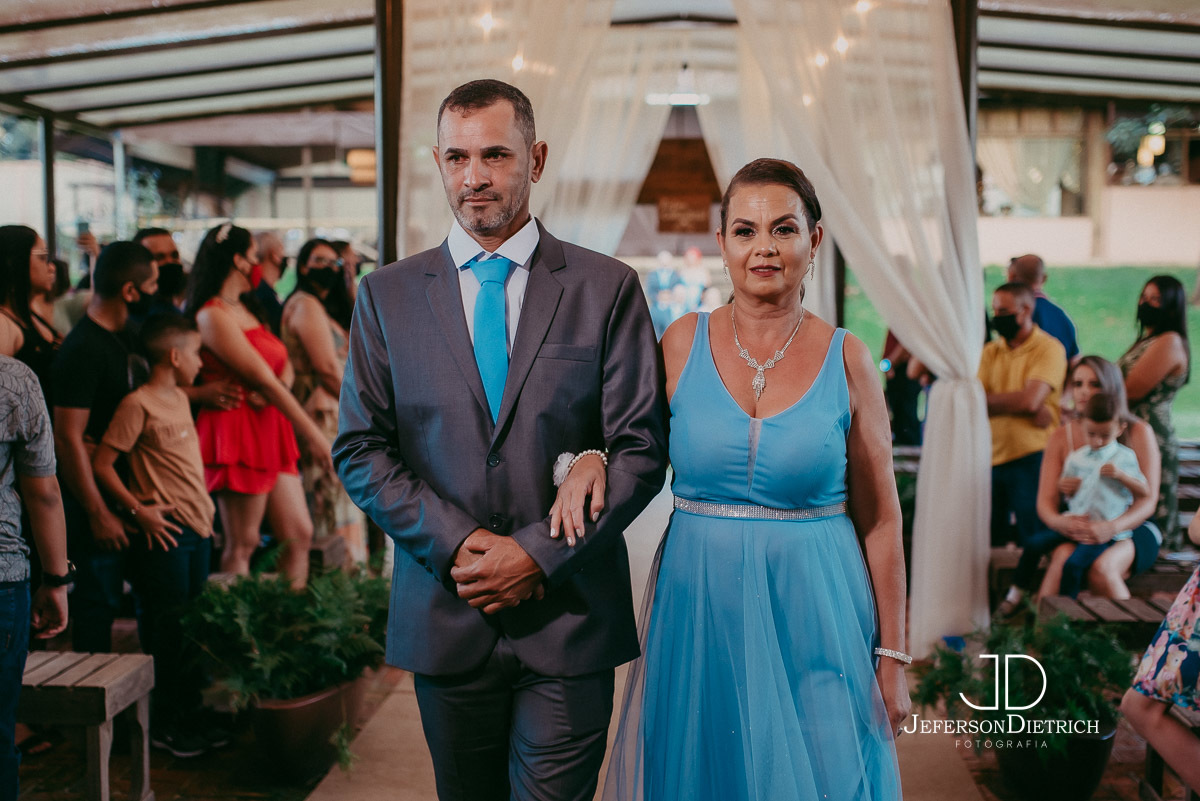 Entrada dos padrinhos