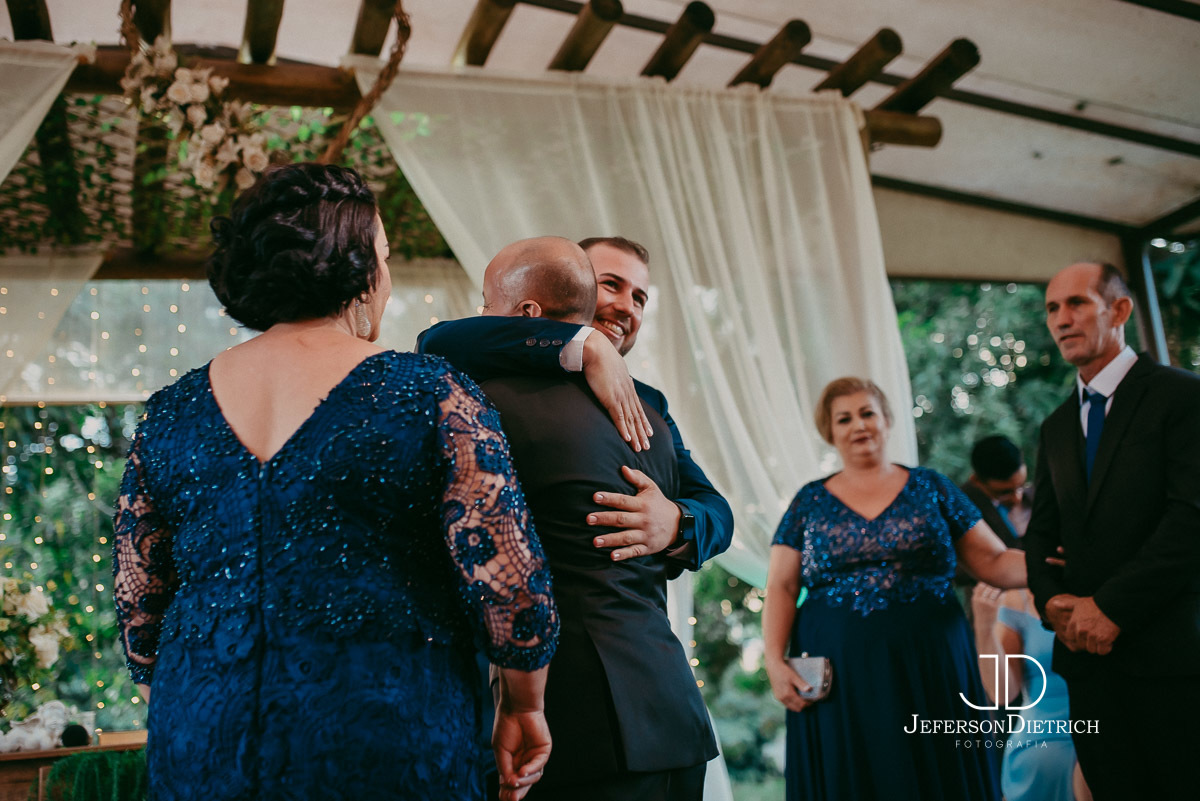 Entrada dos pais da noiva