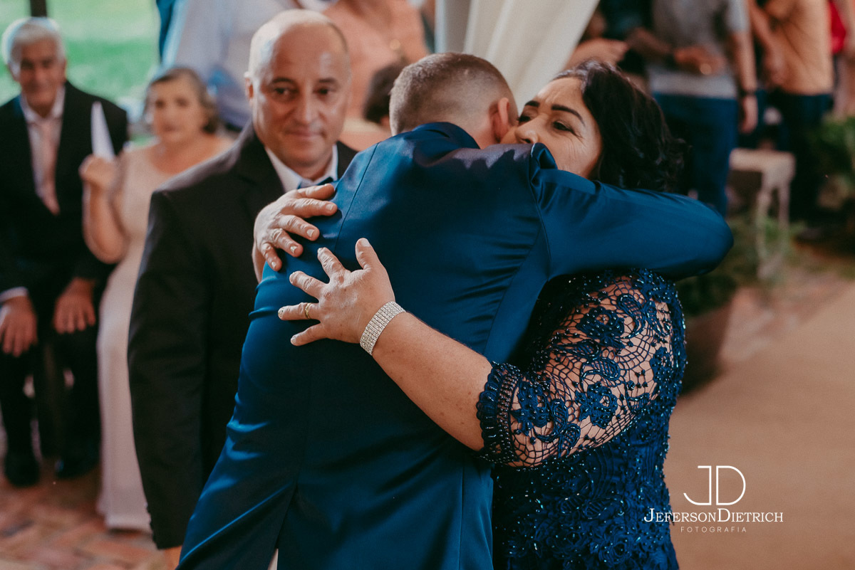 Entrada dos pais da noiva