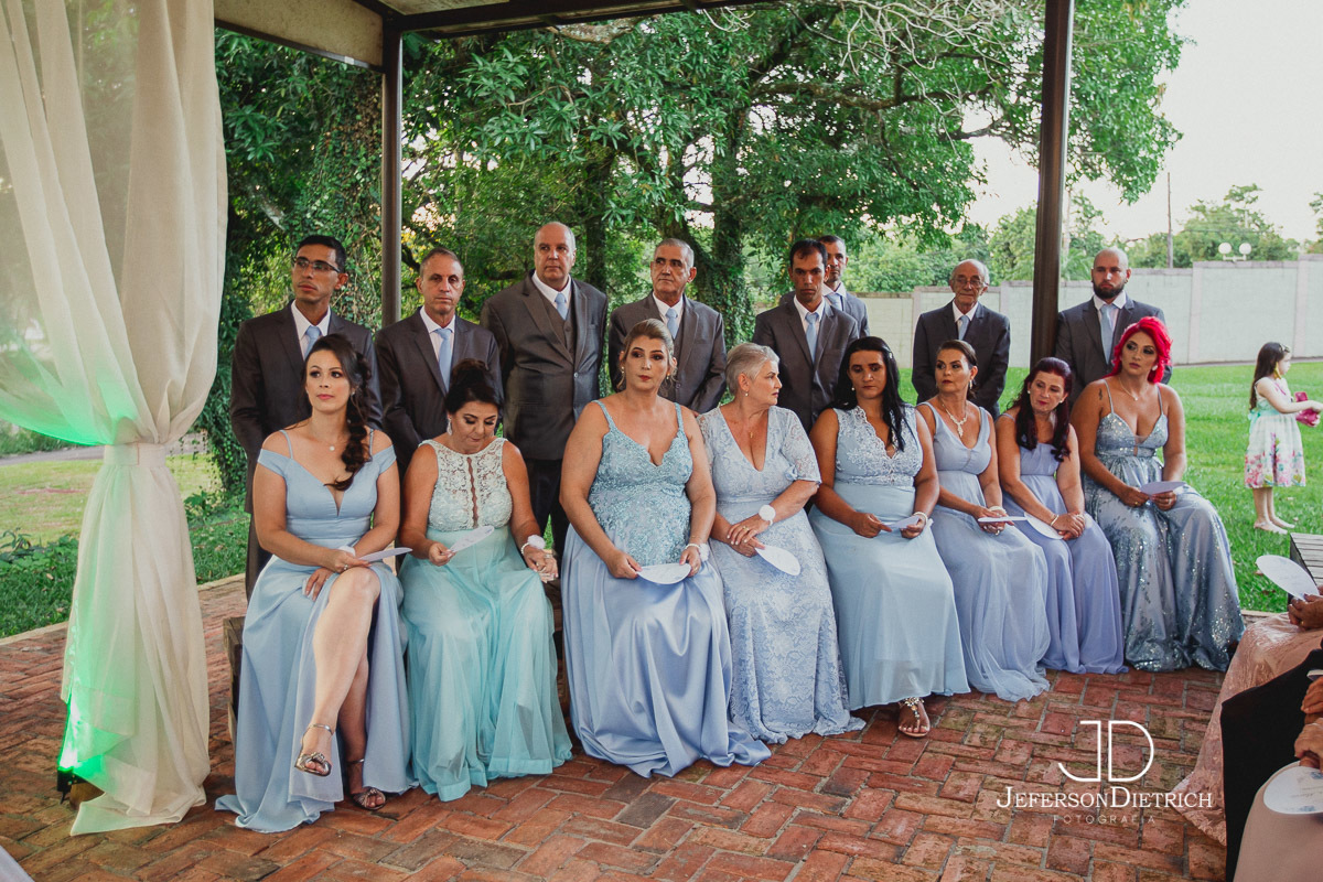 Fotografia dos padrinho