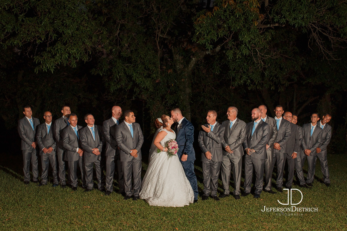 Fotografia dos padrinhos
