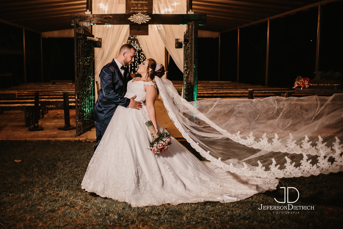 Fotografia dos noivos