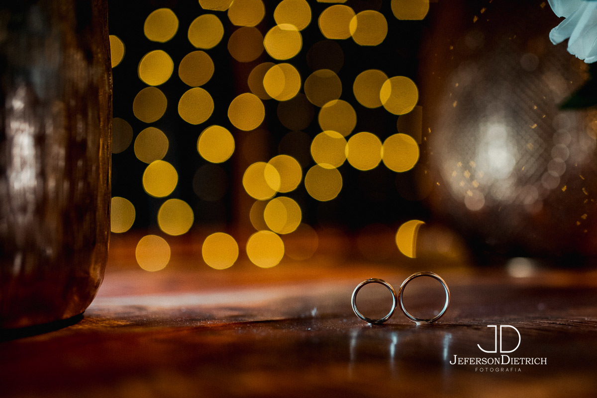 Fotografia das alianças
