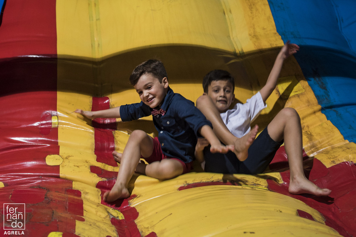 Lourenço, 5 anos e Otávio, 1 ano