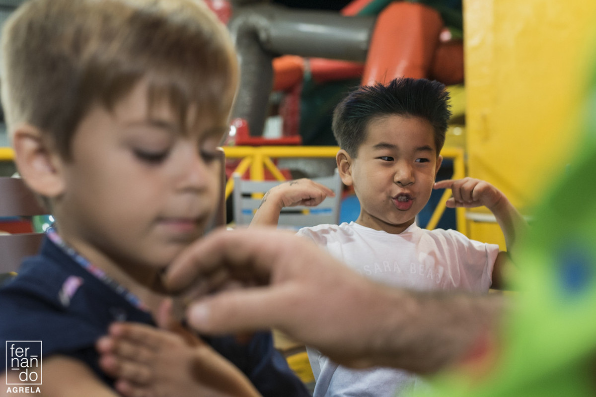 Lourenço, 5 anos e Otávio, 1 ano