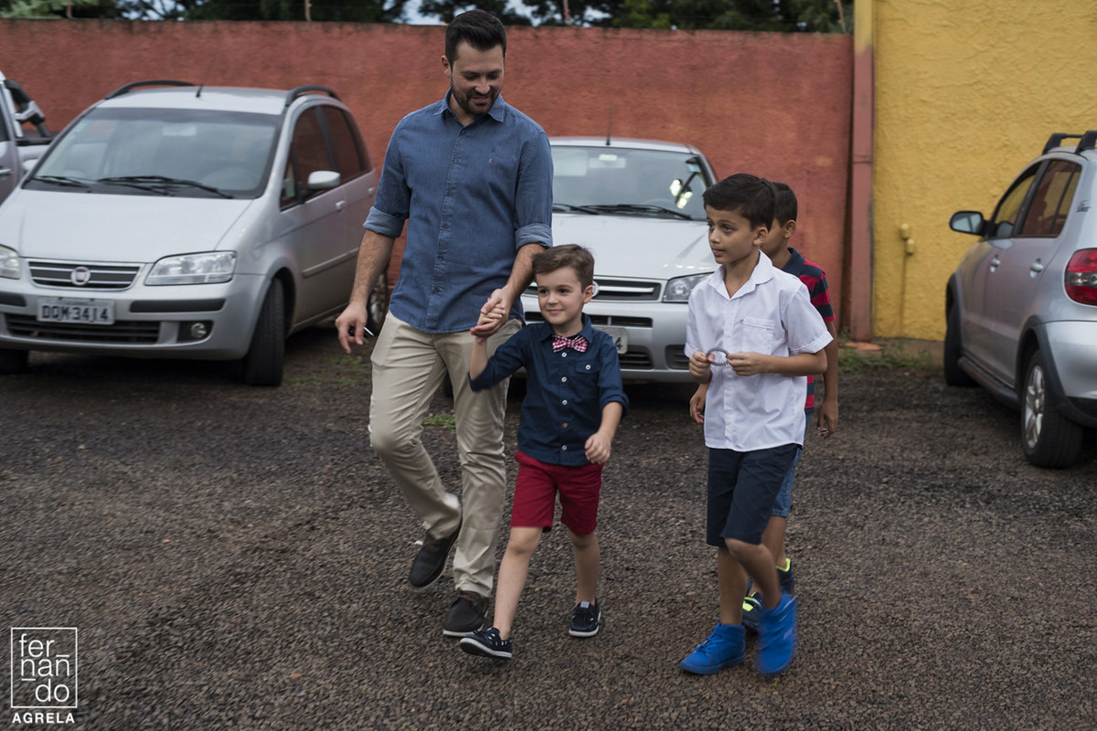 Lourenço, 5 anos e Otávio, 1 ano