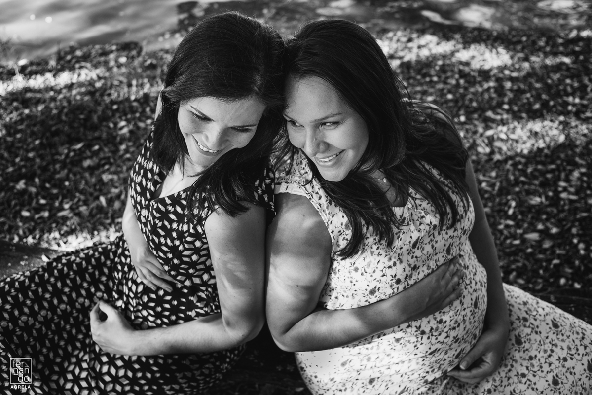 foto de gestantes sorrindo