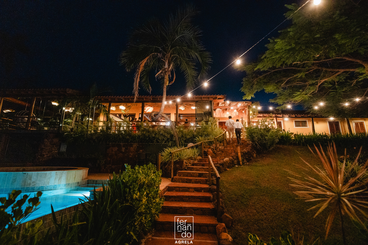 vista da casa da  Ilha do Beca em Ribeirão Claro