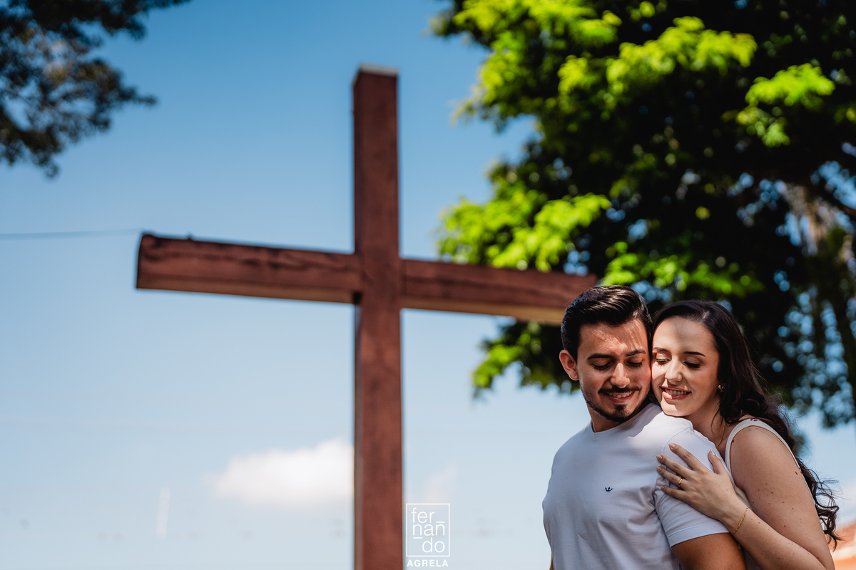 Ensaio de Casal no morro do gaviao em ribeirão claro
