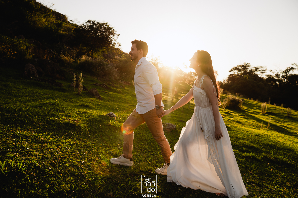 Ensaio de Casal no morro do gaviao em ribeirão claro