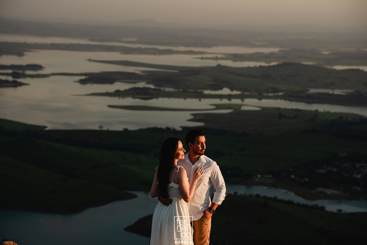 Ensaio de Casal no morro do gaviao em ribeirão claro