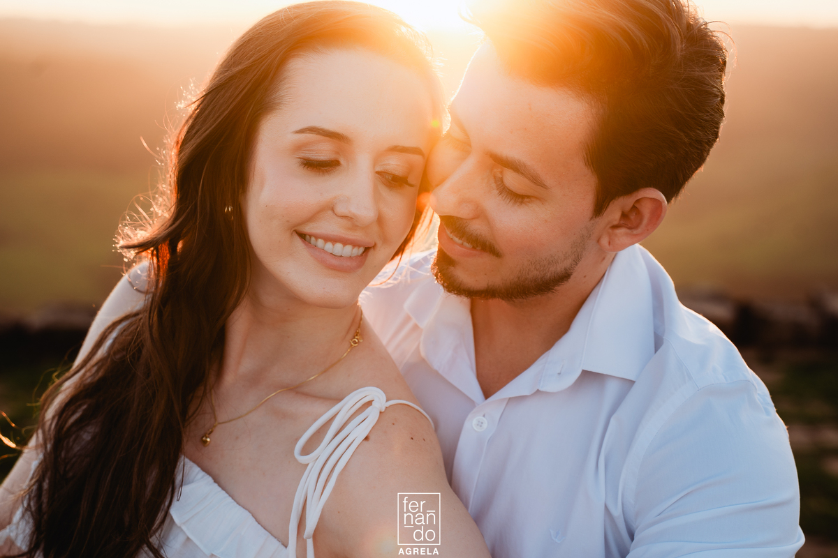 Ensaio de Casal no morro do gaviao em ribeirão claro