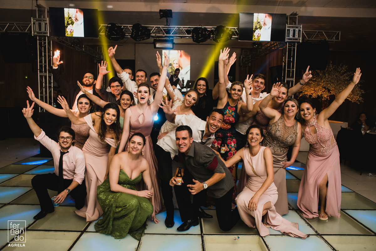 convidados que ficaram até o final da festa