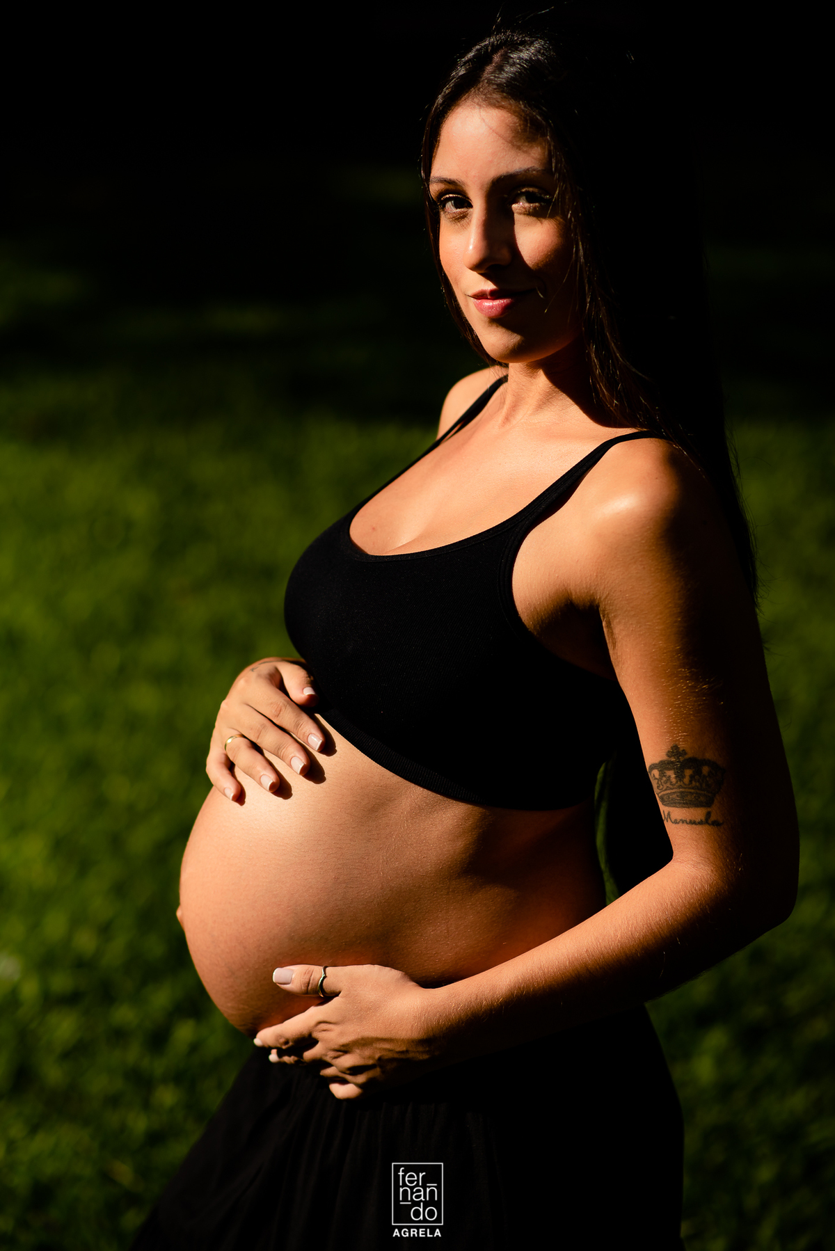 ensaio gestante no morro do gavião em ribeirão claro pr
