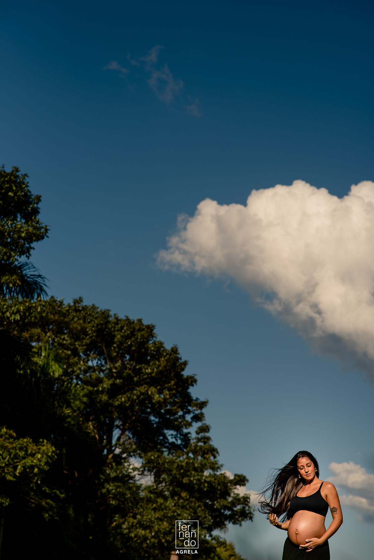 ensaio gestante no morro do gavião em ribeirão claro pr