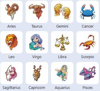 Logotipo de zodiac signs